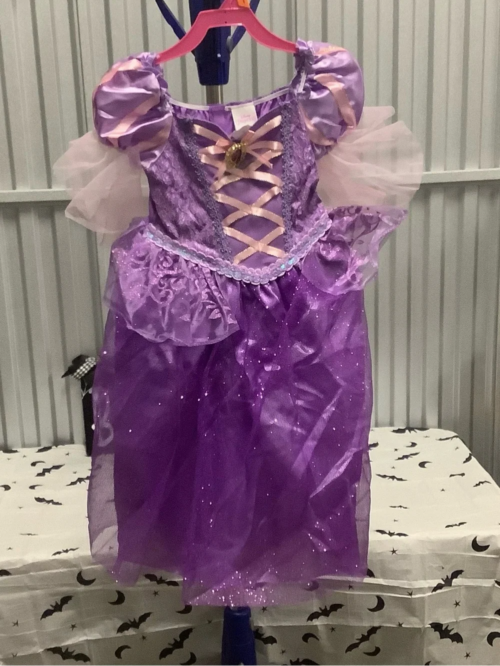 Girls Purple Princess Rapunzel Tulle Halloween Costume Dress size 3T-4T
